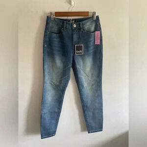 Nanette Lepore Tyler Skinny Denim Blue‎ Jeans Size 10 NWT 0220